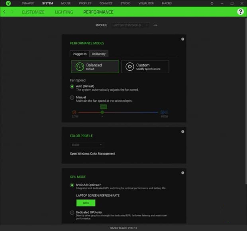 Razer Blade Pro (2020)