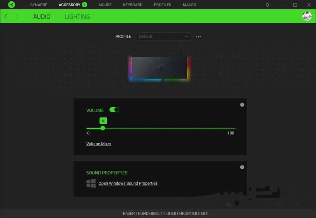 Razer Thunderbolt 4 Dock Chroma