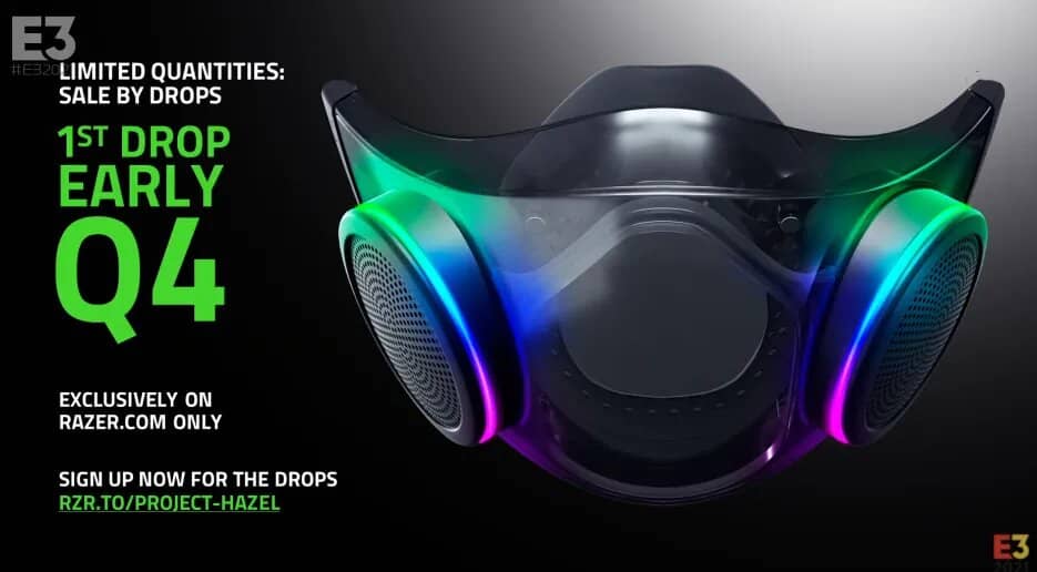 Razer выпустит маску Project Hazel ограниченным тиражом в четвертом квартале этого года