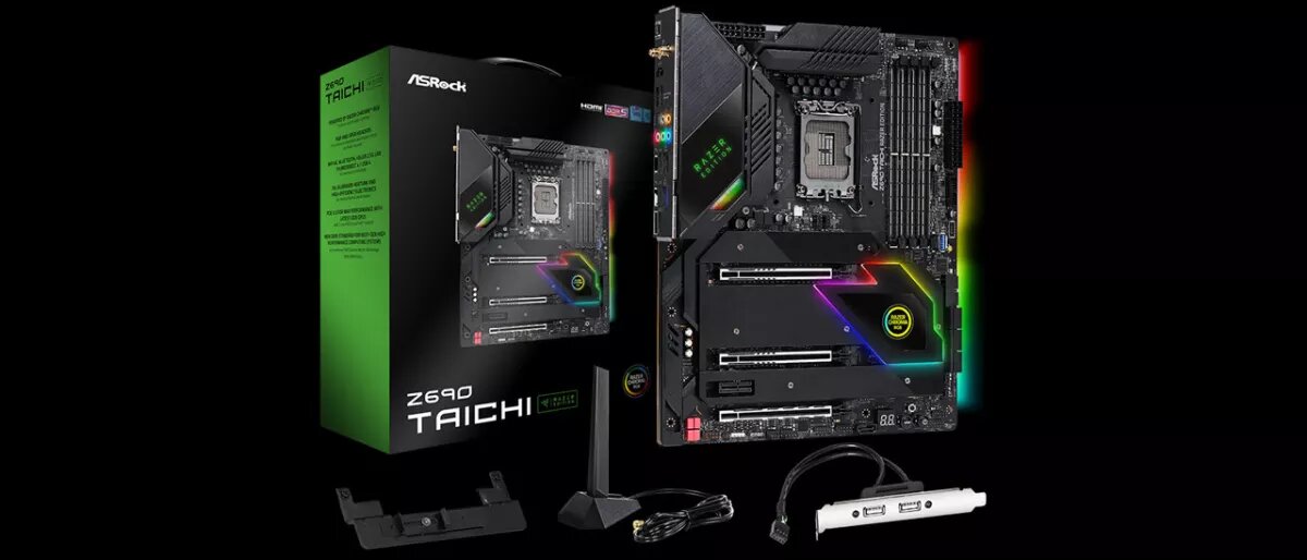 Огляд ASRock Z690 Taichi Razer Edition: Менше Zen, більше RGB