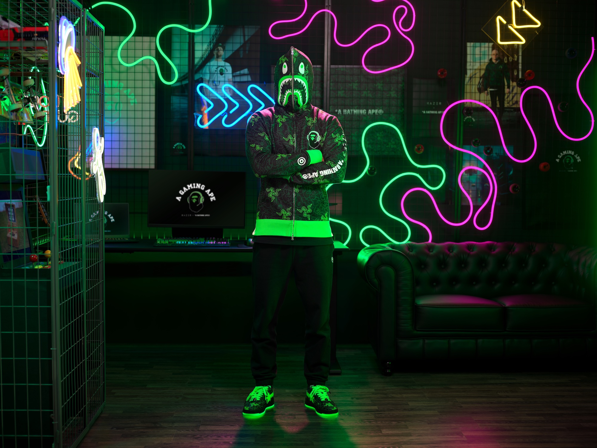 BAPE TEAMS UP WITH GAMING LIFESTYLE BRAND RAZER FOR NEW COLLECTION